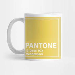 pantone 13-0646 TCX Meadowlark Mug